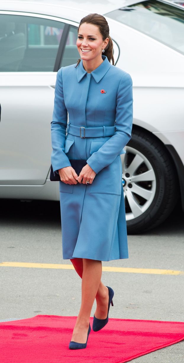 Kate Middleton Duchess of Cambridge coat by Alexander McQueen