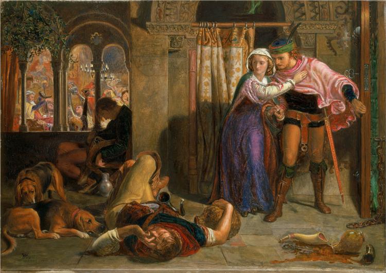 The Eve of St. Agnes by William Holman Hunt