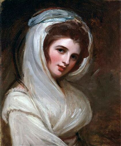 Emma Hamilton circa. 1785, by George Romney