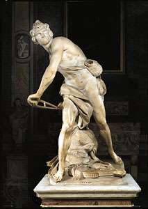 David by Gian Lorenzo Bernini, 1623-1624, Borghese Gallery, Rome