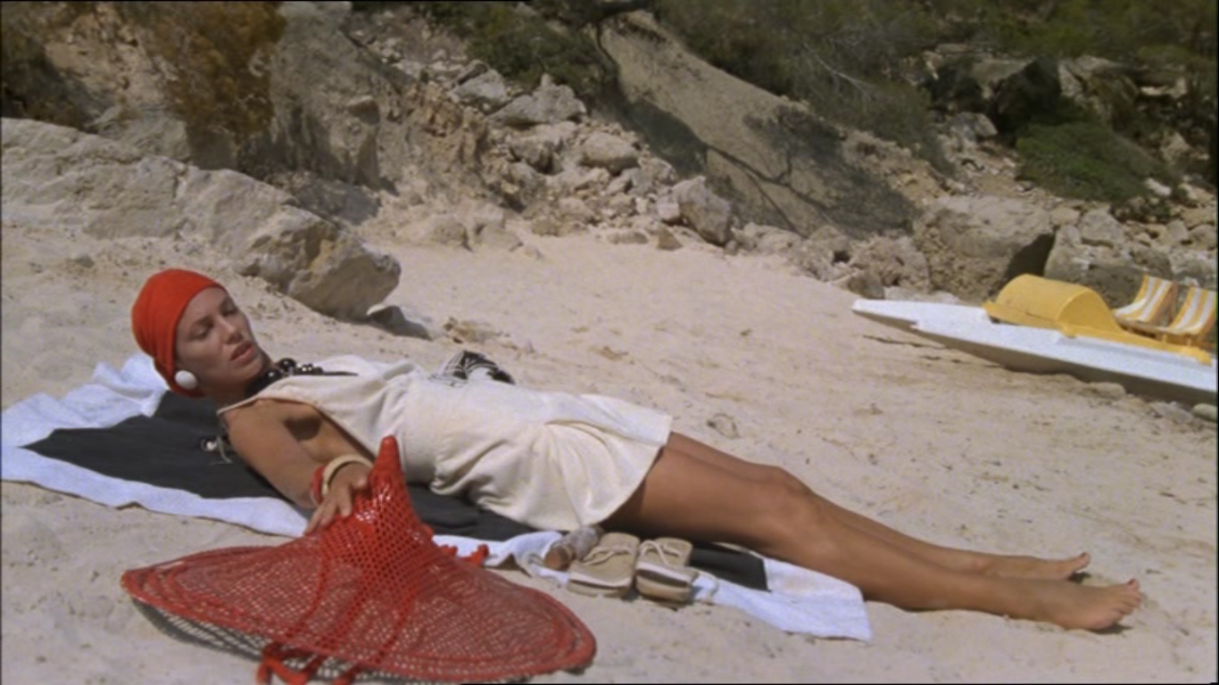 Jane Birkin in movie Evil Under the Sun(1982