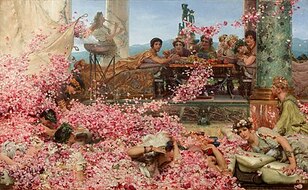 The Roses of Heliogabalus (1888), oil on canvas, 132.1 × 213.7 cm, private collection. 
