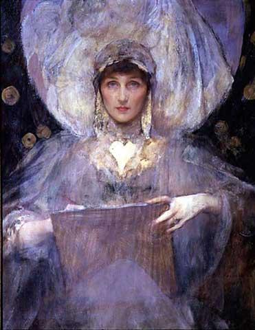 Portrait of Lady Violet Manners, Duchess of Rutland, 1900, by James Jebusa Shannon