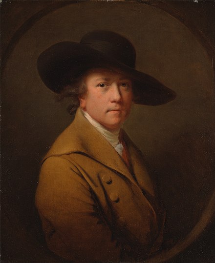 Joseph Wright Self-portrait ca. 1780, oil on canvas, in the Yale Center for British Art