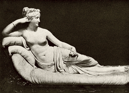 Pauline Bonaparte as Venus Victrix by Antonio Canova