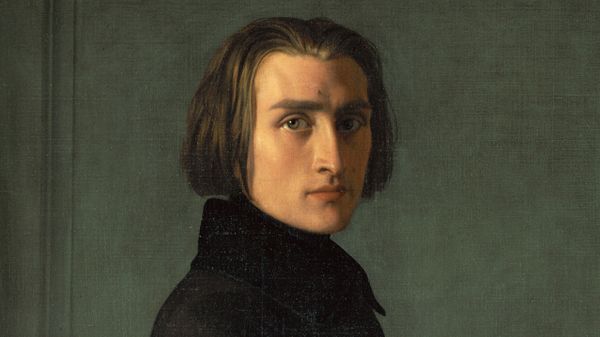 Portrait of Franz Liszt(1811-1886) in 1838 by Henri Lehmann