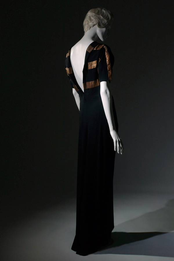 Augusta Bernard's elegant evening dress, 1933