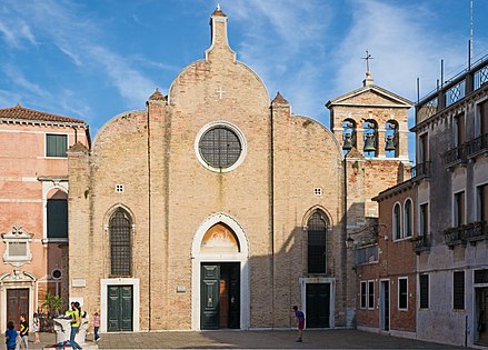 San Giovanni in Bragora, Sestiere di Castello, Venice, where Vivaldi was given the supplemental baptismal rites