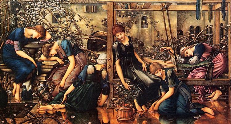 The Legend of Briar Rose Series, 3: The Garden Court by Edward Burne-Jones