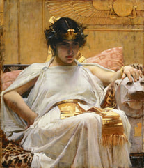 Cleopatra 1888 by John William Waterhouse