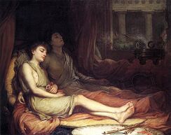 Sleep and his Half-brother Death, 1874 