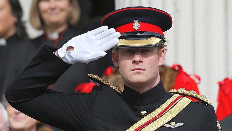 Prince Harry young jeune military militaire