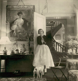 Pauline de Rothschild in Petit Mouton, 1956, photo by Cecil Beaton for Vogue
