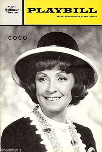 Danielle Darrieux dans comédie musicale Coco, 1970