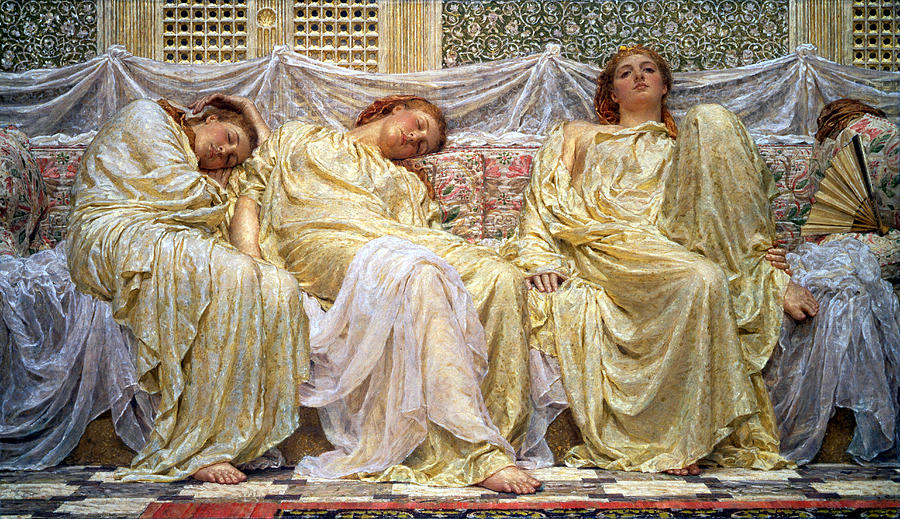 Dreamers(1879-1882) by Albert Joseph Moore