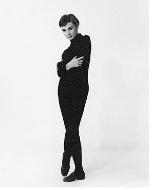 Audrey Hepburn in  cropped pants