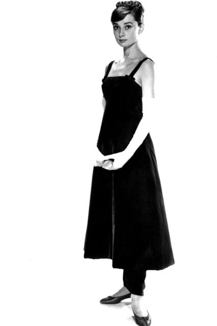 Audrey Hepburn in little black dress