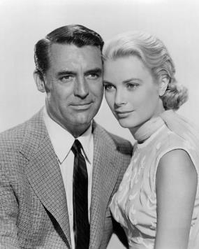 Cary Grant with Grace Kelly in film How to catch a thief