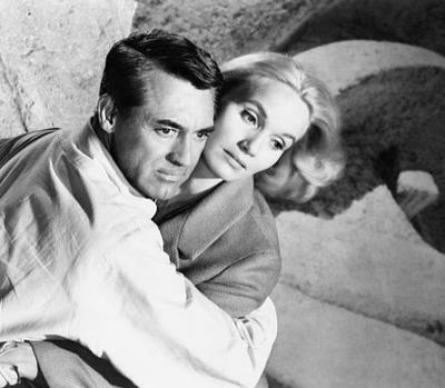 Cary Grant with Eva Marie Saint(4 July 1924) in film North by north west
