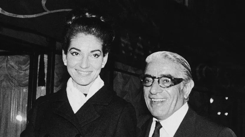 Maria Callas with Aristote Onassis
