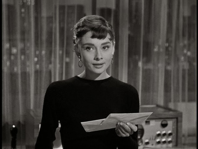 Audrey Hepburn movie costume in film Sabrina(1954) with all Sabrina's outfits