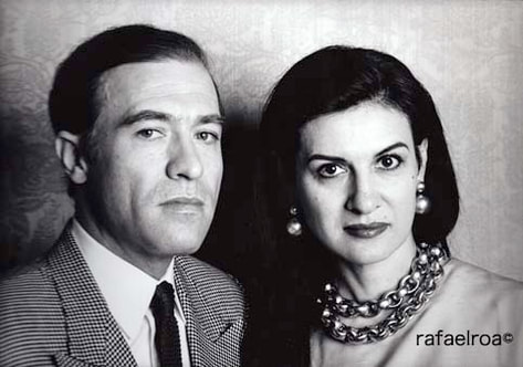 Paloma Picasso avec son mari Rafael López-Cambil 