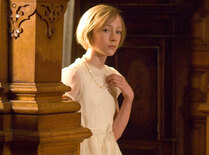 Saoirse Ronan as Briony Tallis, aged 13 in film Atonement