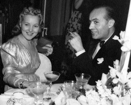 Charles Boyer(28 August 1899 -26 August 1978)French actor/acteur Francais, Charles Boyer avec sa femme Pat Paterson 