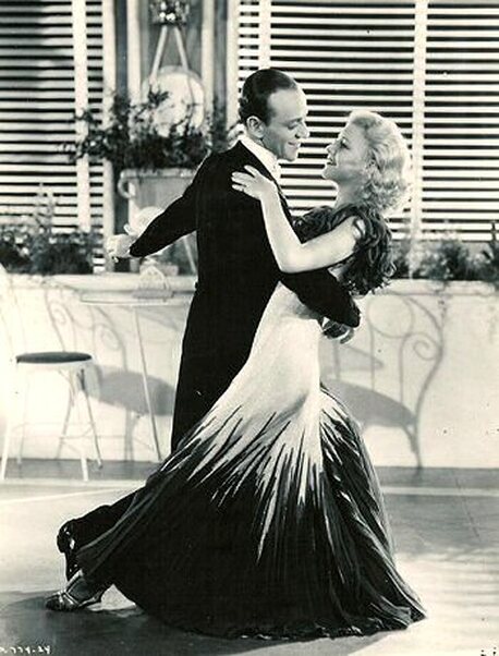 Fred Astaire (born Frederick Austerlitz; May 10, 1899 – June 22, 1987): Fred Astaire dancing with Ginger Rogers, 1933