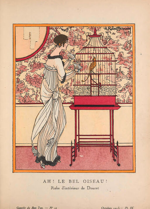 Robe d'intérieur de Jacques Doucet, Gazette du Bon Ton, 1913