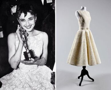 Audrey Hepburn oscar dress restyled from film Roman Holiday (1953)