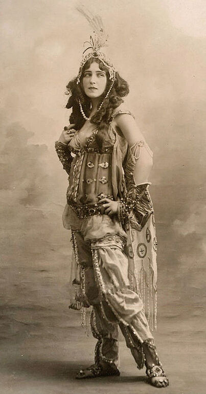 Ida Rubinstein in Rimsky-Korsakov's Scheherazade, 1910