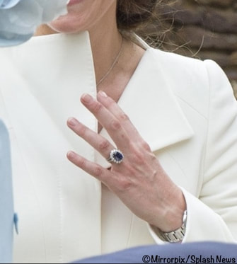 Kate Middleton Duchess of Cambridge bespoke wing lapel wool silk coat dress by Alexander McQueen Charlotte Christening 2015
