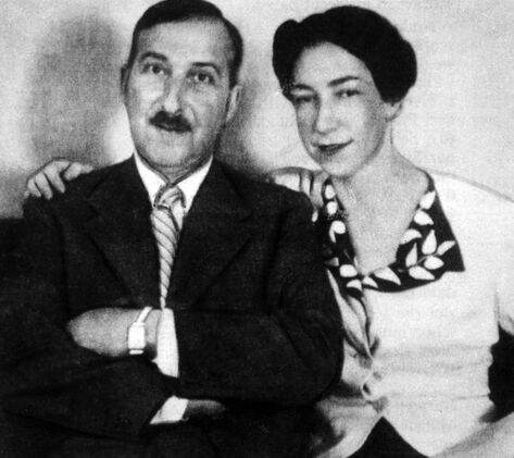 Stefan Zweig and his second wife Lotte