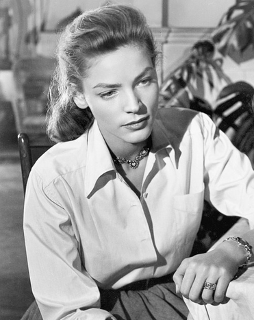 Lauren Bacall's white shirt in film Key Largo(1948) designed by Leah Rhodes
