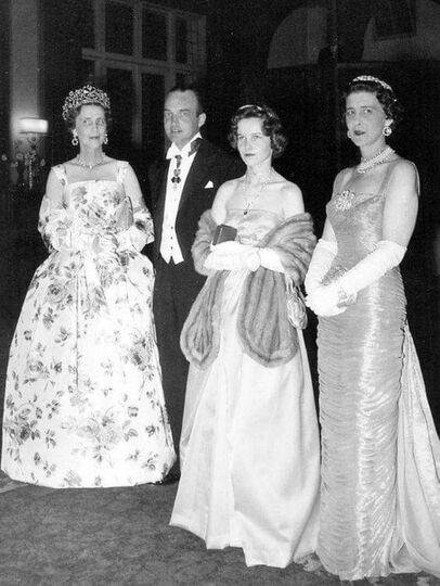 Princess Marina with her sister Princess Olga of Greece(1903-1997)