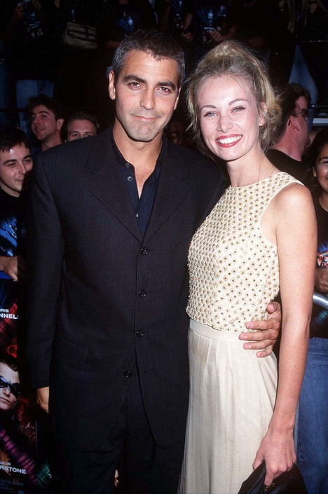 George Clooney with Céline Balitran