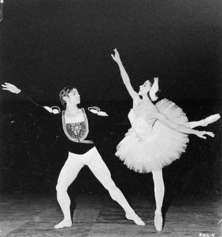 Margot Fonteyn (18 May 1919-21 February 1991), elegancepedia, Margot Fonteyn with Rudolf Nureyev in their first performance of Swan Lake, 1962