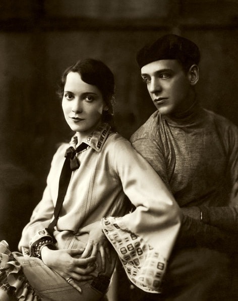 Fred Astaire with his sister Adele Astaire, young