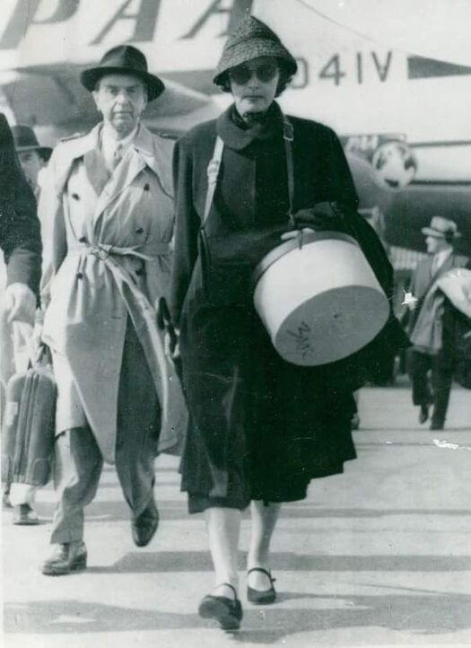 Greta Garbo traveling with George Schlee
