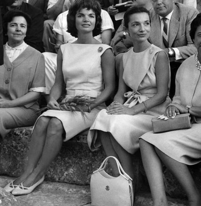 Lee Radziwill and her sister Jackie Kennedy Onassis