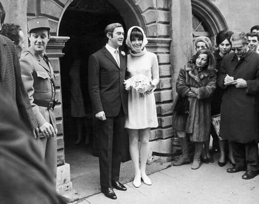 Audrey Hepburn wedding dress 1969 by Hubert de Givenchy