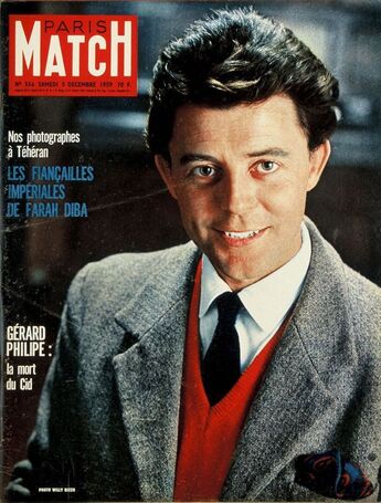 Gérard Philipe Paris Match Decembre 1959