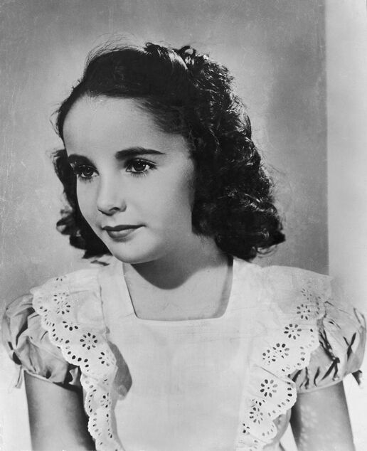 Elizabeth Taylor young as a child