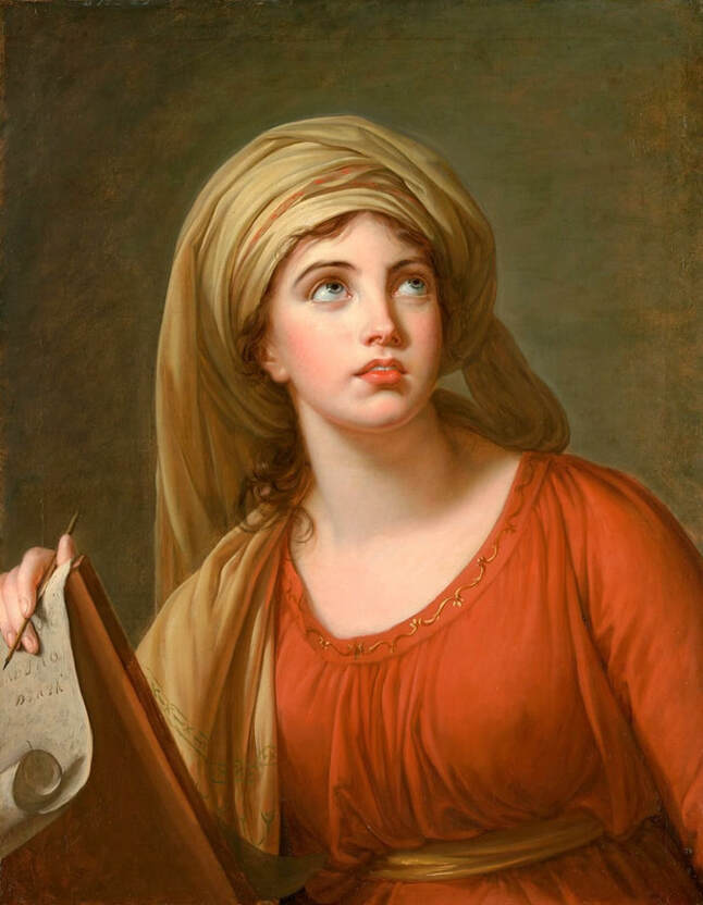 Emma Hamilton as Sibyl(1792) by ​Élisabeth Louise Vigée Le Brun