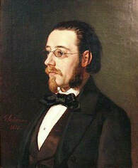 Bedřich Smetana portrait by Geskel Saloman 1854