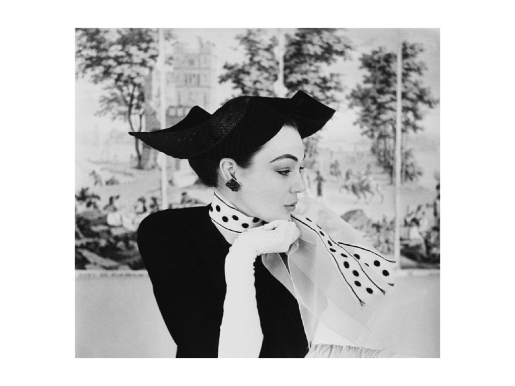 Elegant style icon wardrobe essentials: The Polka dot, photo by Henry Clarke