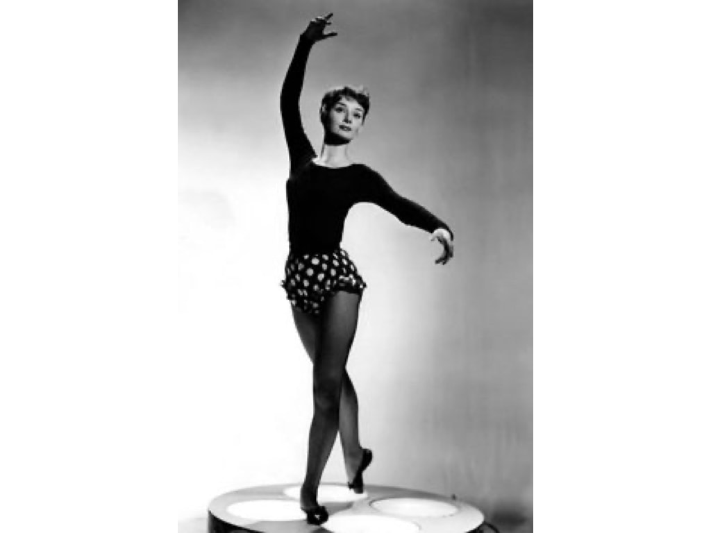 Elegant style icon wardrobe essentials: The Polka dot: Audrey Hepburn in polka dot ballet short