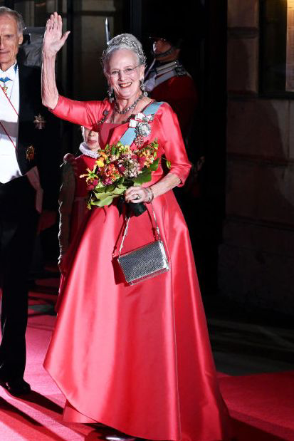 Queen Margrethe at the gala concert in Copenhagen as part of her Golden Junilee celebration, January 2022, Getty Images