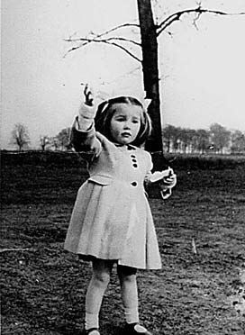 English actress Jane Seymour as a child